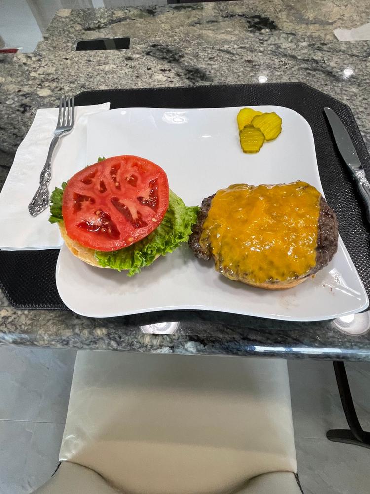 Steakhouse 1/2 lbs Burgers (2 patties) | USDA Prime/Choice - Customer Photo From jeffrey breiter