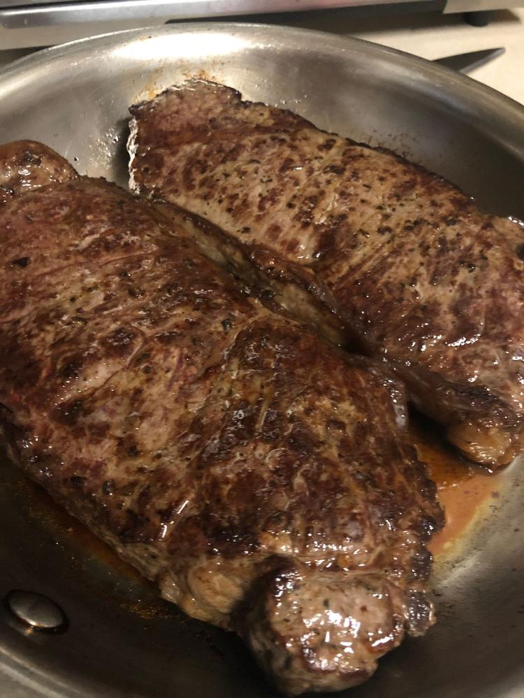 New York Strip Steak | BMS 6-7 Wagyu - Customer Photo From Odalys Visbal