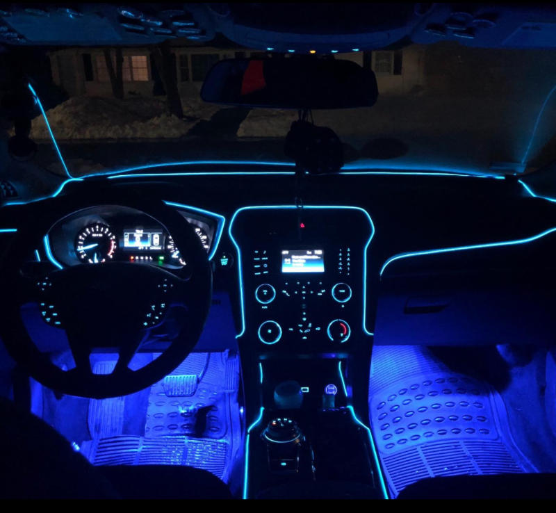 Image result for LED lights interior car