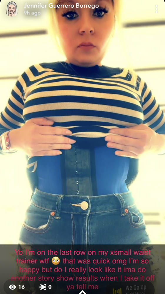 Sport Waist Trainer-Blue - Customer Photo From Jennifer Guerrero
