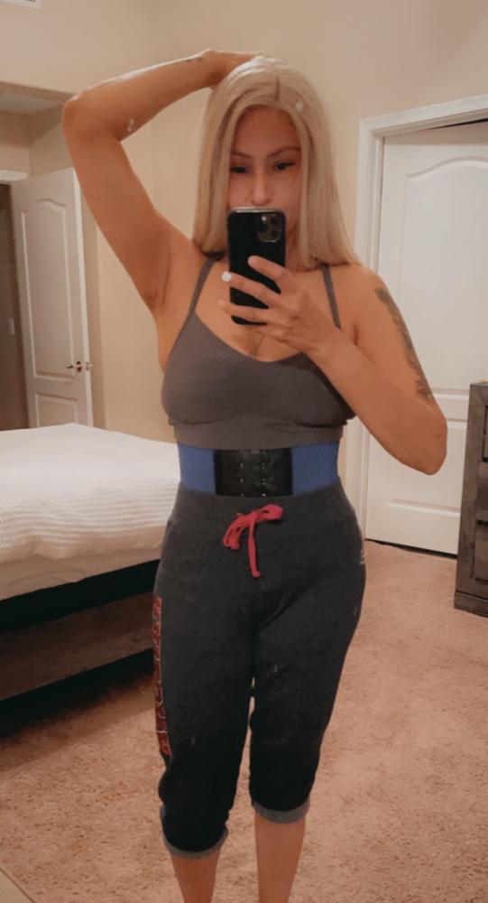 Sport Waist Trainer-Blue - Customer Photo From Katrina Meza