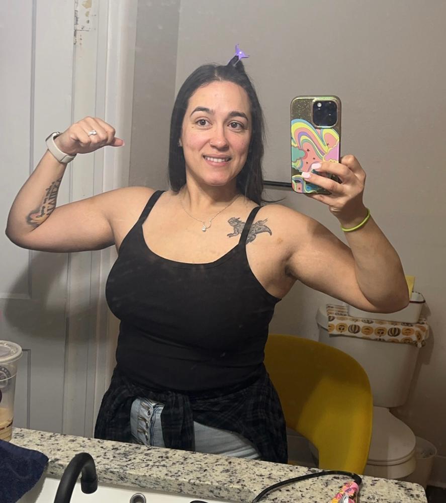 Extreme Waist Trainer 3 Hook Black - Customer Photo From Becca