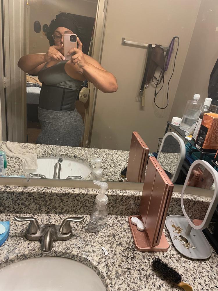 Extreme Waist Trainer 3 Hook Black - Customer Photo From Nicole