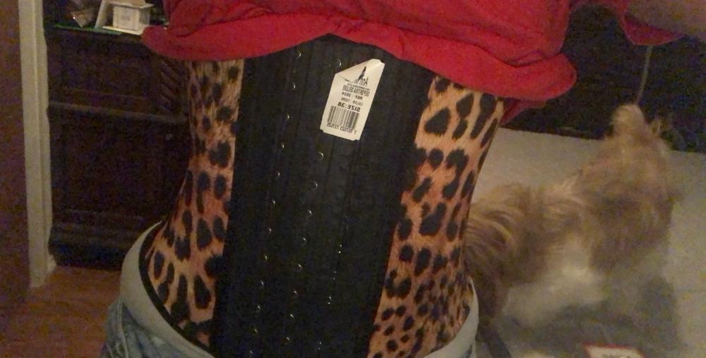 Yellow Leopard Waist Trainer - Customer Photo From Rosalinda G