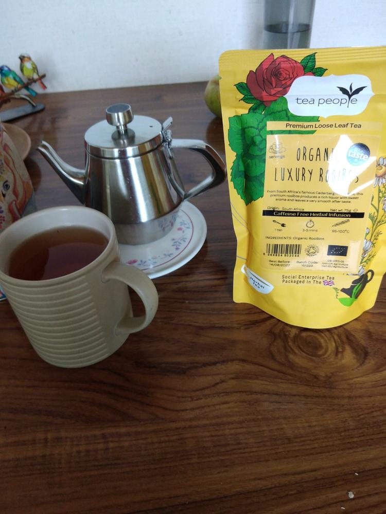 Organic Luxury Rooibos - Loose Herbal Tea - Customer Photo From EAM Blades