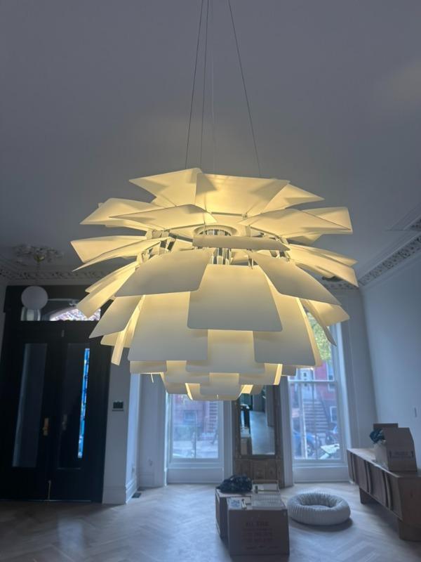 Poul Artichoke Lamp - Customer Photo From Christopher Y
