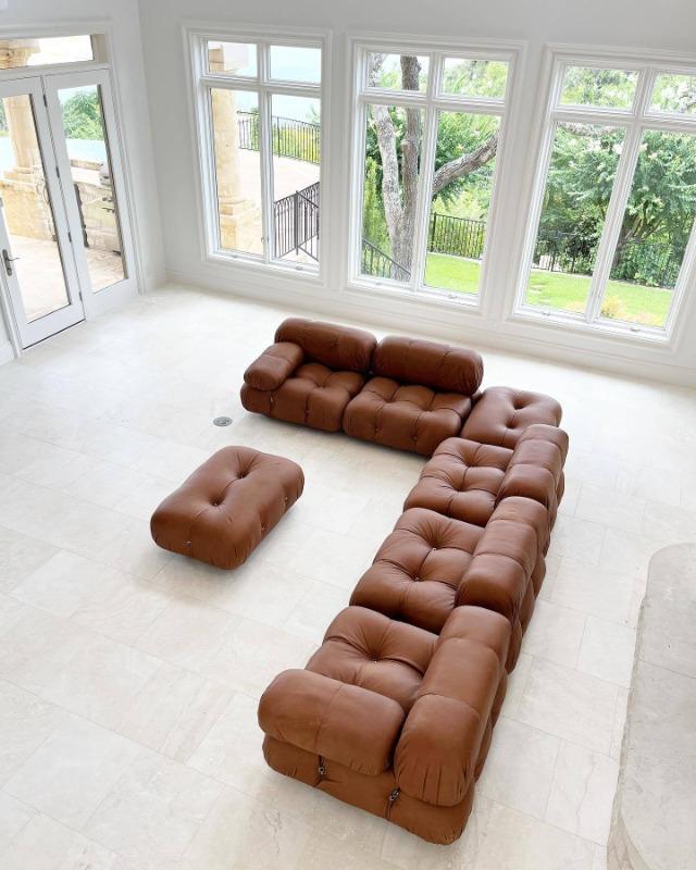 Mario Bellini Sofa Leather - Customer Photo From sarah kim