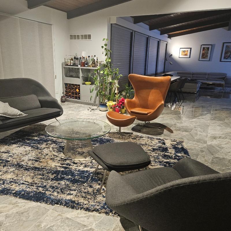 Arne Chair with Footstool - Customer Photo From Natalie Evans