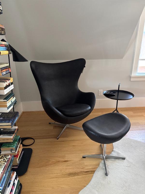 Arne Chair with Footstool - Customer Photo From Ghada S.