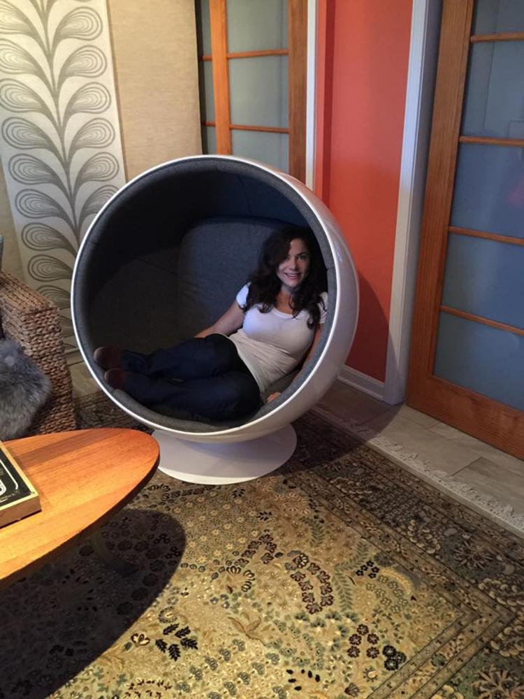 Ball Chair Replica - Customer Photo From Hunter