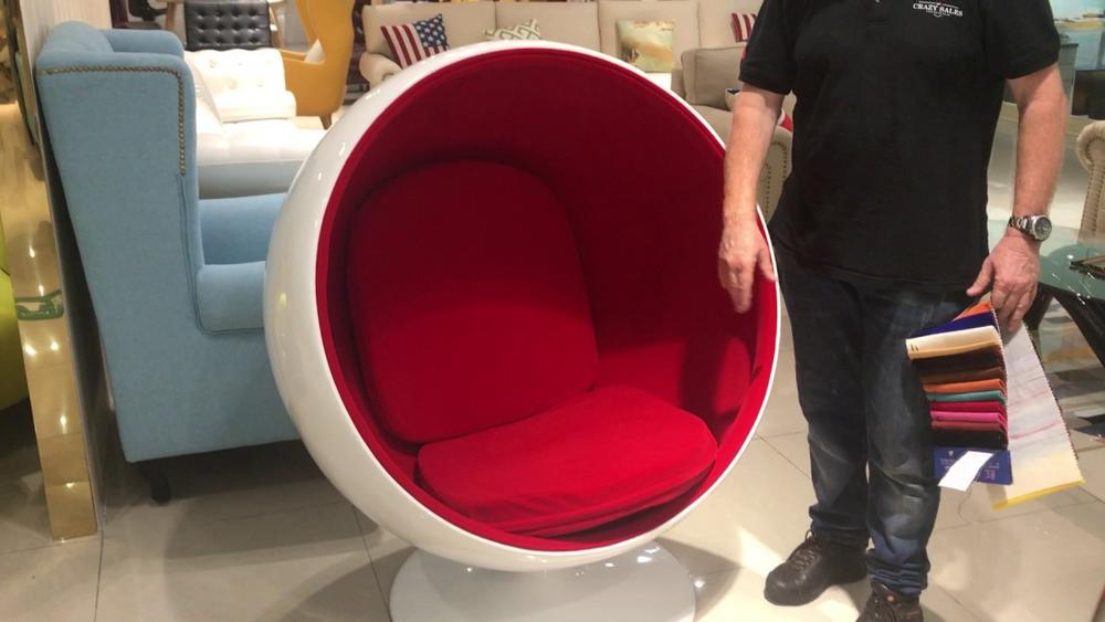 Ball Chair Replica - Customer Photo From Jeff