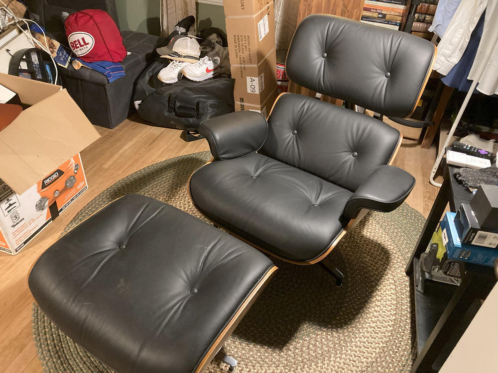 Eames Lounge Chair and Ottoman Replica (Premier Tall Version) - Customer Photo From Nathan Metzner