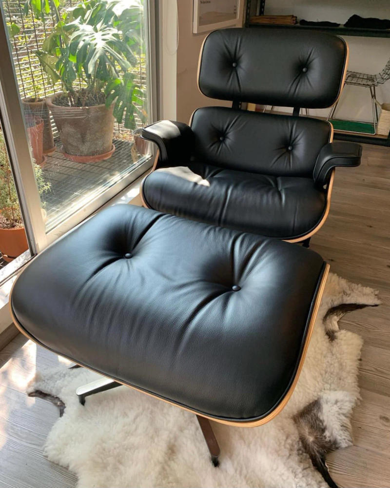 Eames Lounge Chair and Ottoman Replica (Premier Tall Version) 
