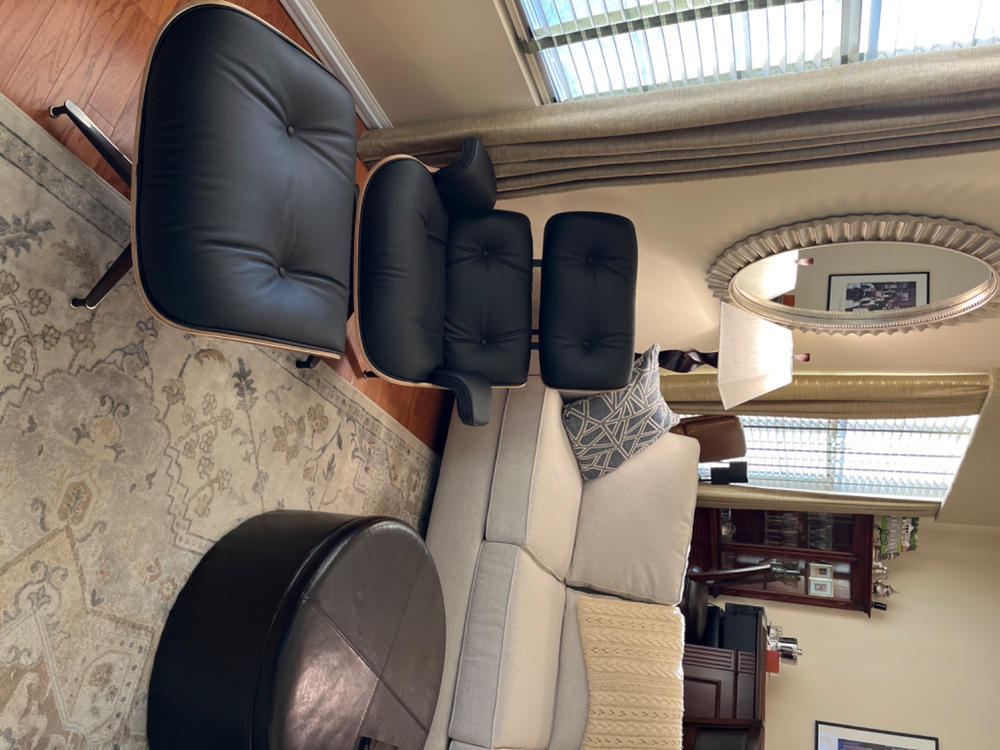 Eames Lounge Chair and Ottoman Replica (Premier Tall Version) - Customer Photo From Richard Scott Roane