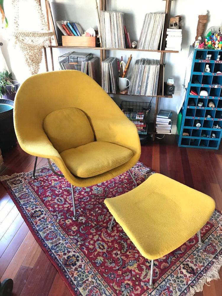 Womb Chair with Ottoman Replica - Customer Photo From Daria