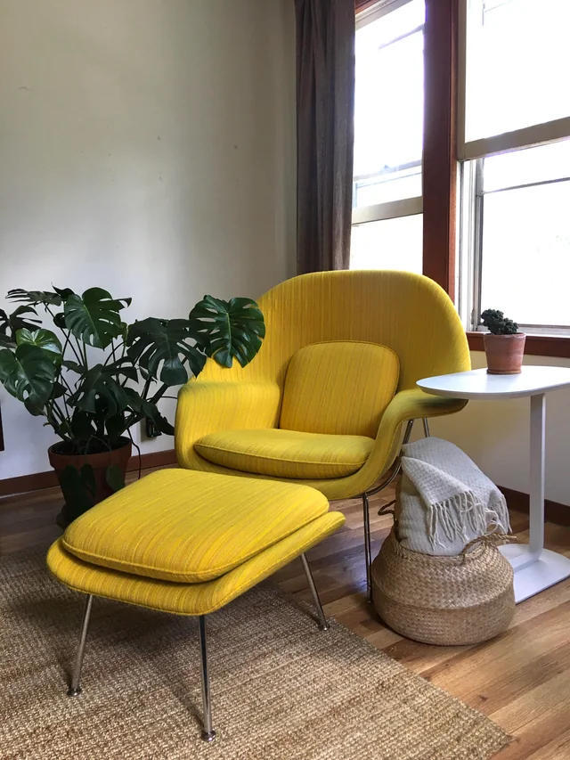 Womb Chair with Ottoman Replica - Customer Photo From Ward