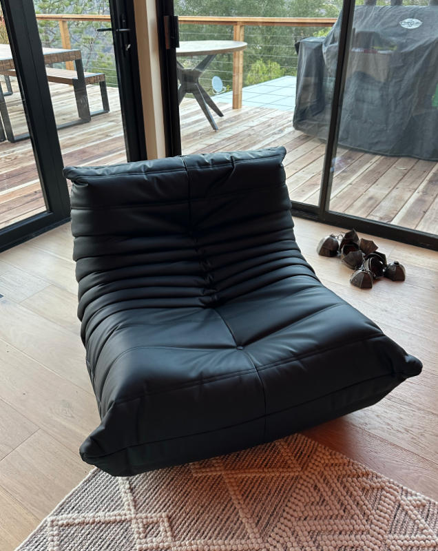 Ducaroy Fireside Chair Leather - Customer Photo From xen