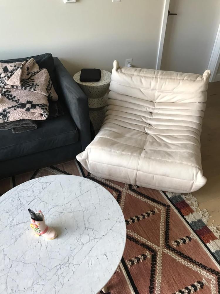 Togo Sofa Fiber Leather Replica - Customer Photo From Natalie