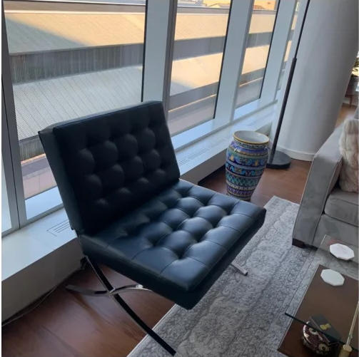 Barcelona Chair Replica (Premier Version) - Customer Photo From Customer Sohnne