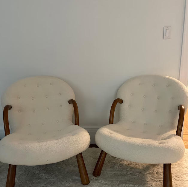 Arctander Clam Chair Replica - Customer Photo From Nola