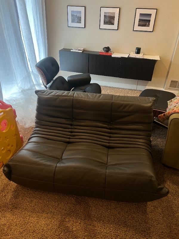 Ducaroy Loveseat Leather - Customer Photo From Trevor Kent