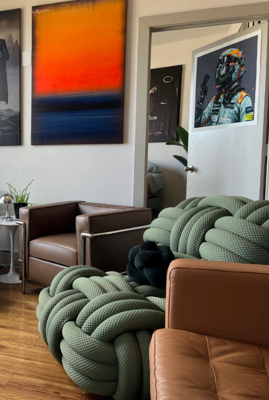 Knitty Lounge Chair - Customer Photo From Marc