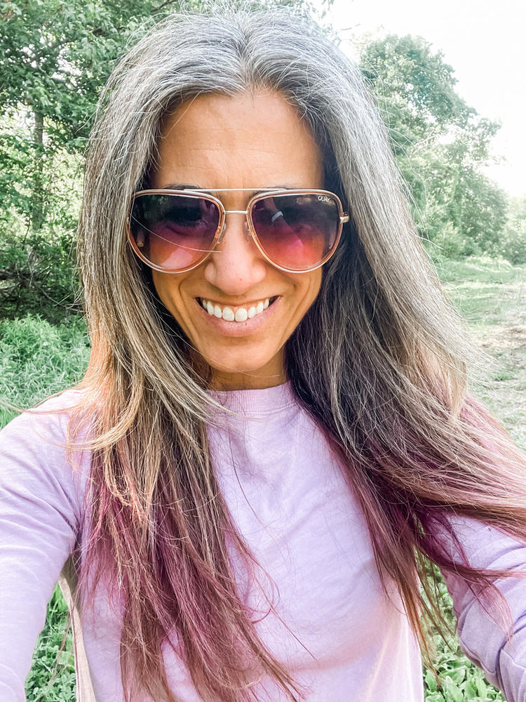 Silver Lining Purple Brightening Shampoo For Gray & White Hair - Customer Photo From Amanda Whittaker