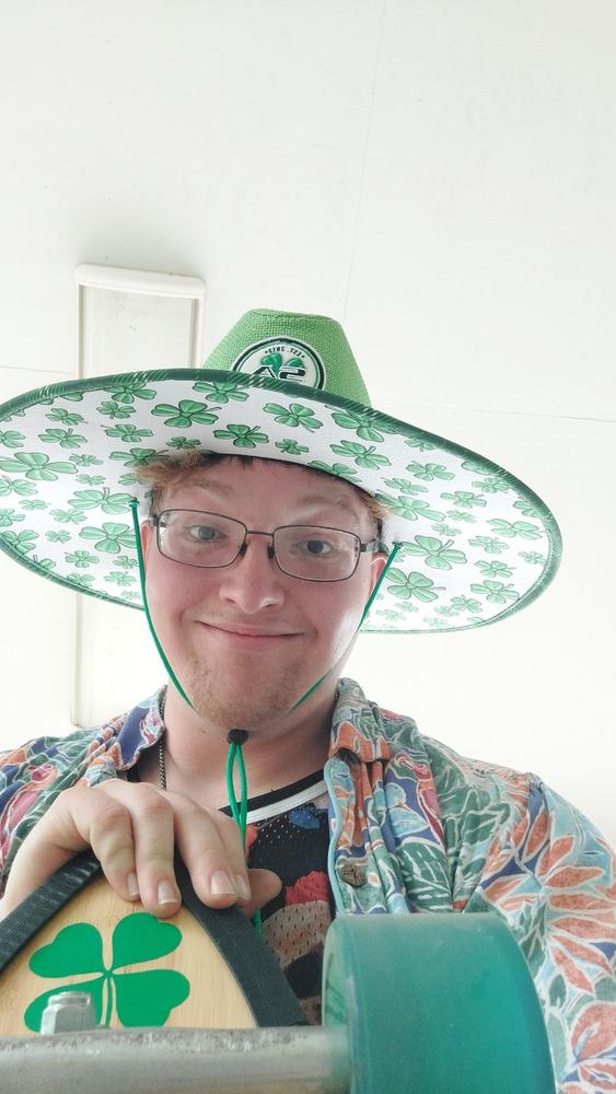 Limited Edition Get Lucky Straw Hat - Customer Photo From Zach Gurka