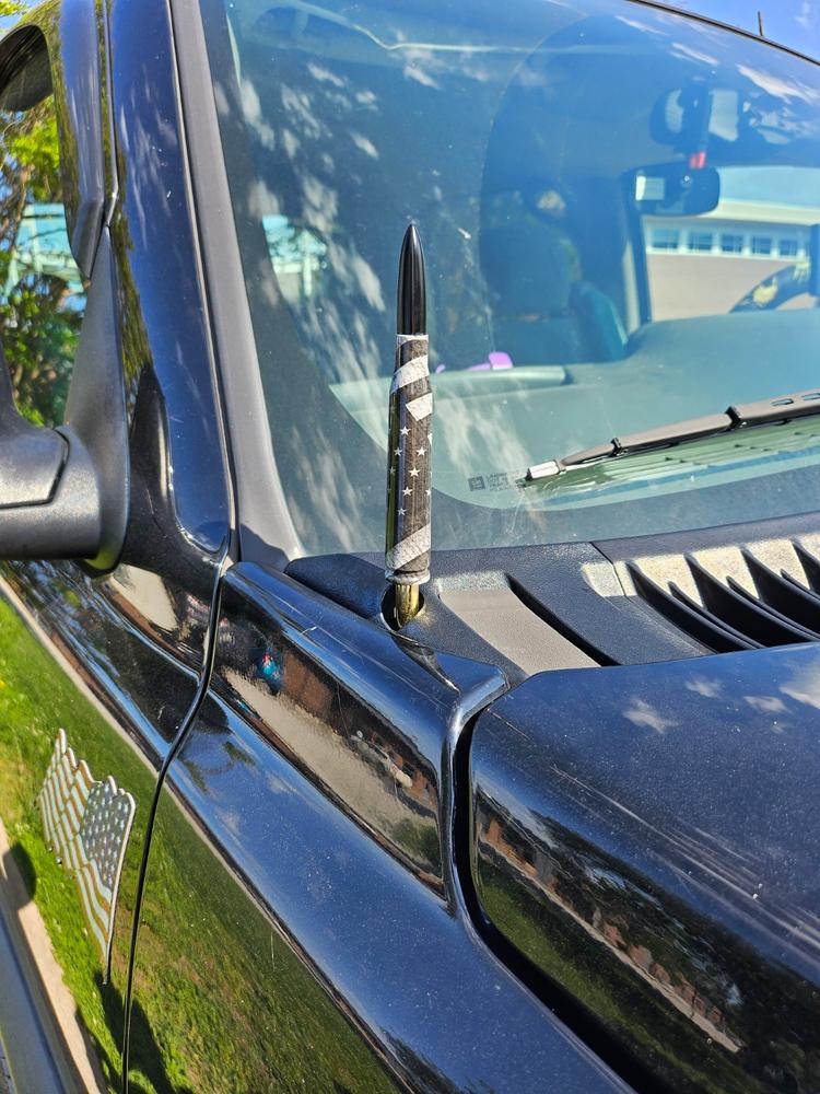 Special Edition Vehicle Antenna | Black Ops Bullet Antenna - Customer Photo From Carl Stanley Jr.