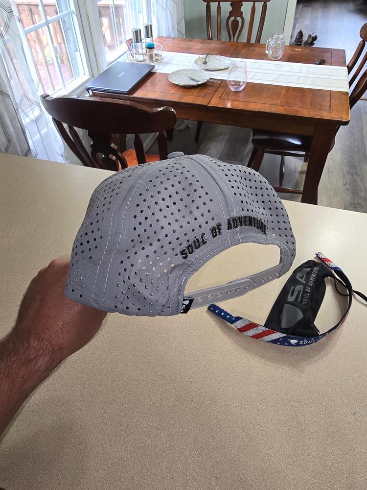 Performance Snapback | SOA Flag | Grey Mili Camo - Customer Photo From Taylor Perkins