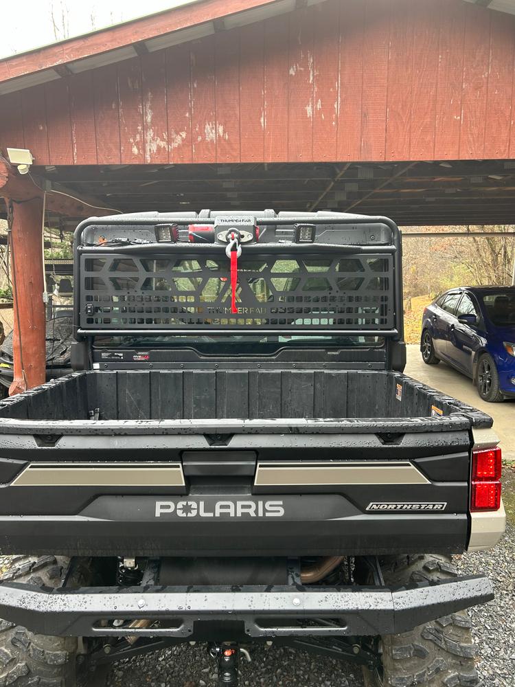 Polaris Ranger Winch Headache Rack - Customer Photo From Jesse Harven