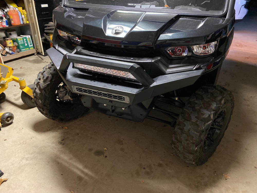 Can-Am Defender Front Winch Bumper - Customer Photo From Shawn Passariello