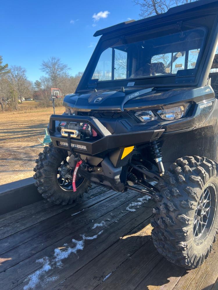 Can-Am Defender Front Winch Bumper - Customer Photo From Kevin Pugh