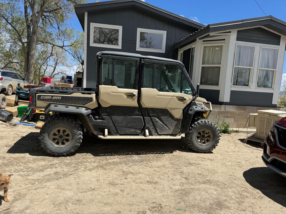 Can-Am Defender (Max) Nerf Rails - Customer Photo From Alyssa Wilberg