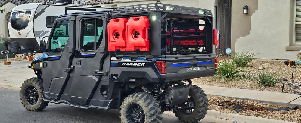 Thumper Fab Polaris Ranger Ultimate Bed Rack - Customer Photo From Timothy Lyons