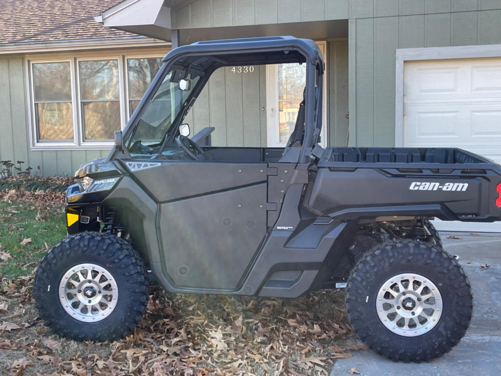 Can-Am Defender Half Doors (Single Cab / Front) - Customer Photo From Mark Y.