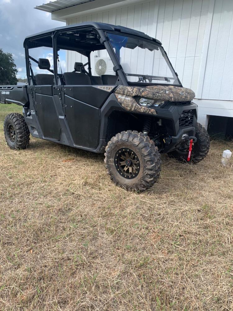 Thumper Fab Can-Am Defender MAX Half Doors (CREW) - Customer Photo From Matthew S.