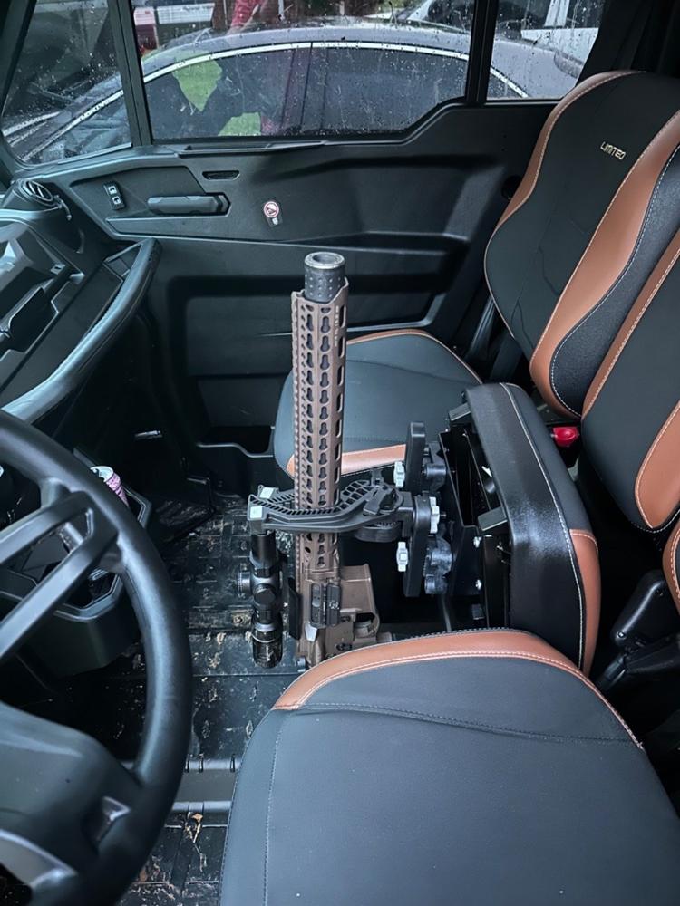 Defender Hidden Gun Mount  V2 - Customer Photo From Patrick Cox