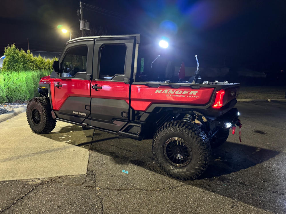 TF000011 | Utility Jug Mount - UTV / SXS Adjustable Mount - Customer Photo From Max Auger