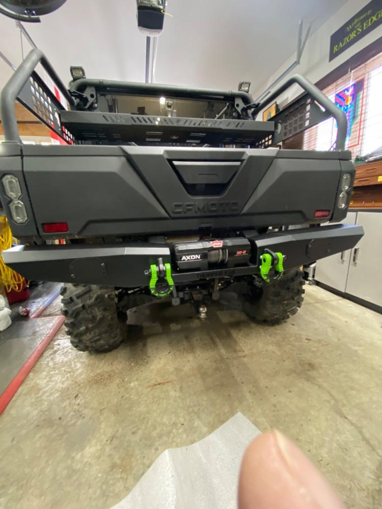 TF210601 | CF MOTO UForce 1000 Rear Winch Bumper - Customer Photo From wayman harten
