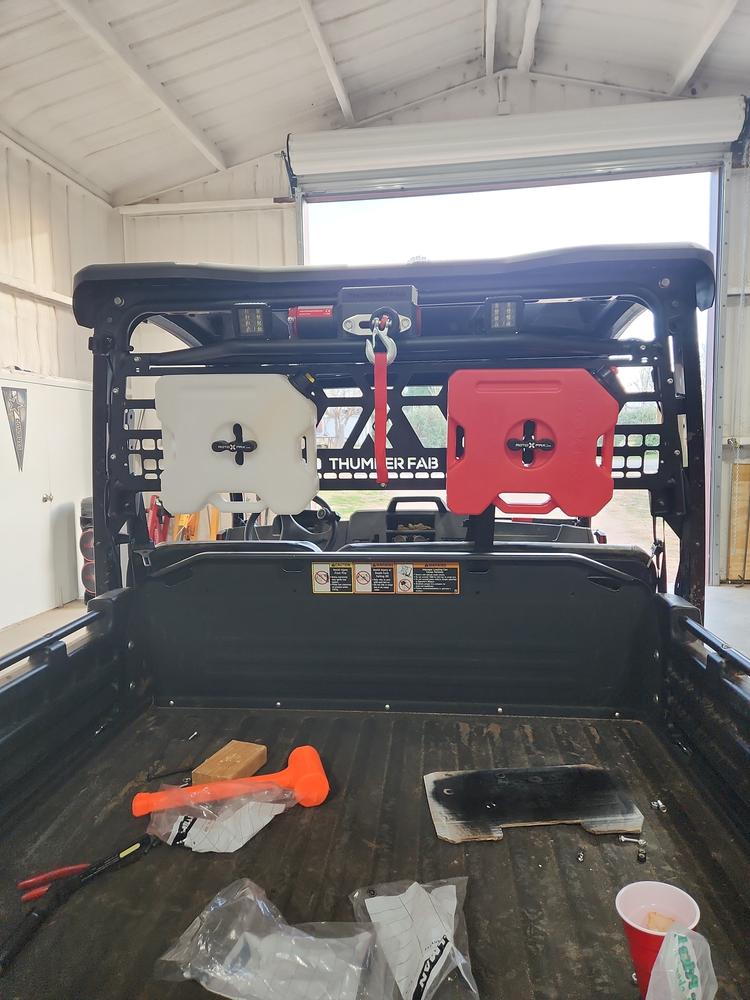 TF251601 | John Deere Gator Winch Headache Rack - Customer Photo From Dusty R Hoskins