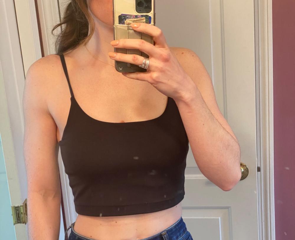 Reluna Cropped Brami Black - Customer Photo From Kirstie Dumont