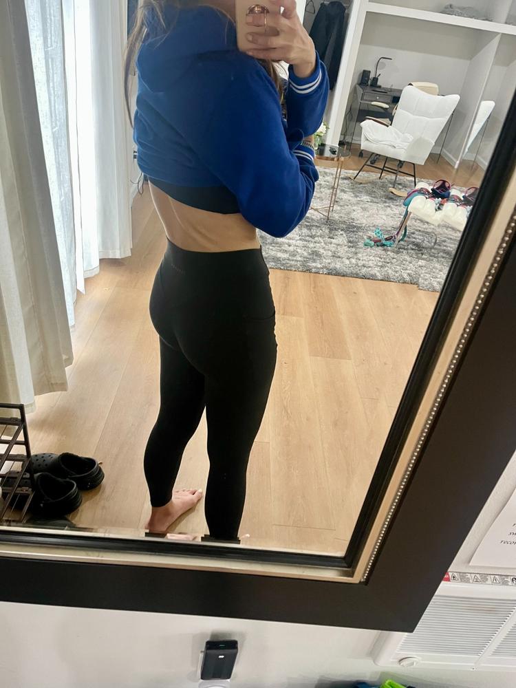 Reluna Dip Pocket Sculptseam™ Legging Black - Customer Photo From Veronica Gamboa