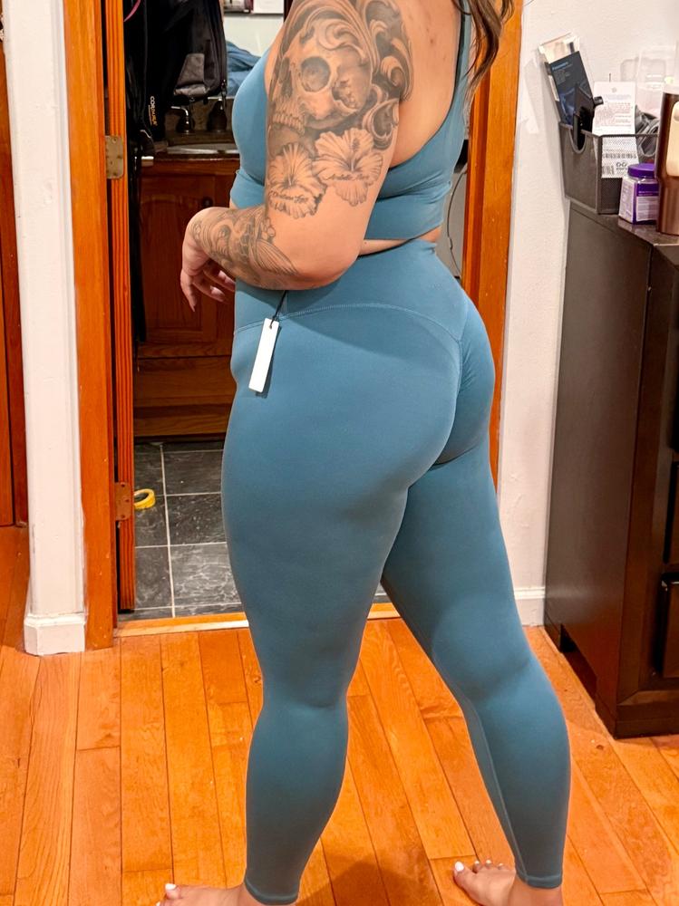 Reluna Original Sculptseam® Plus Legging Teal - Customer Photo From Anna Marie Agarpao
