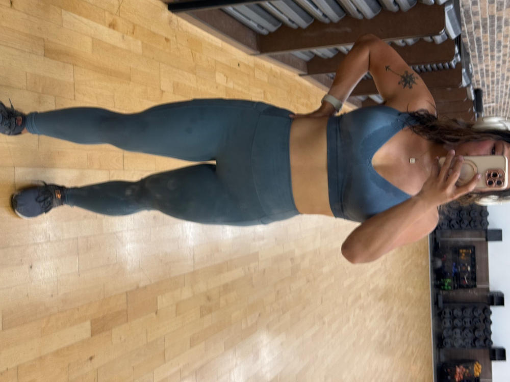 CurveFlex™ Seamless Form Bra Slate - Customer Photo From Alyssa Alcos