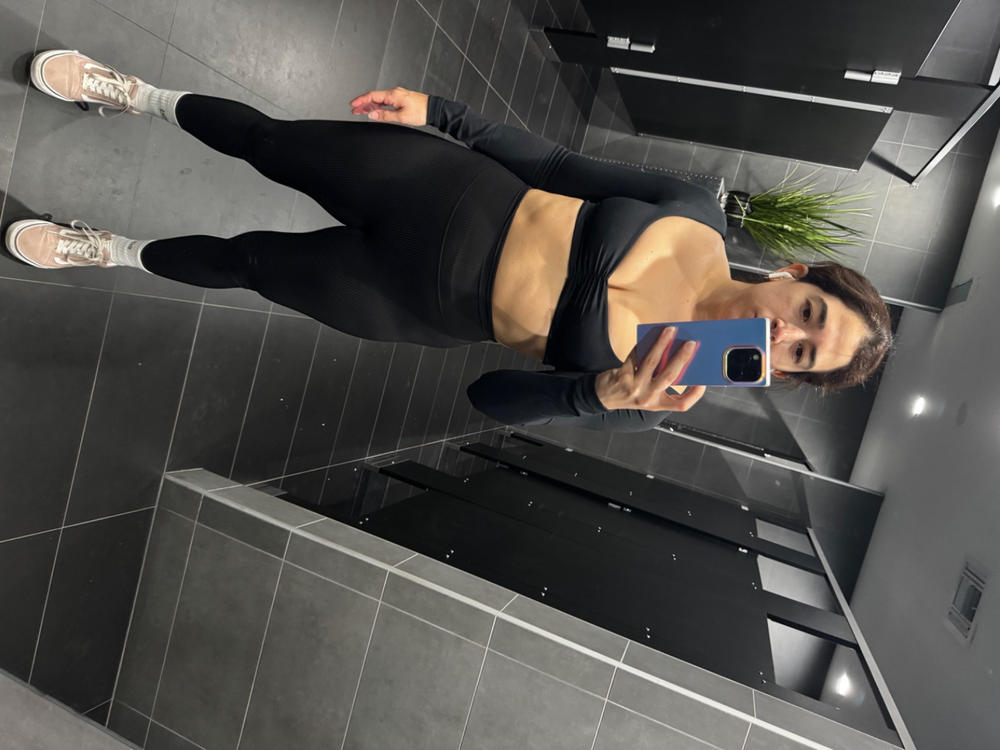 Reluna™ Icon Sculptseam® Plus Legging  Jet Set - Customer Photo From Jessica Moro