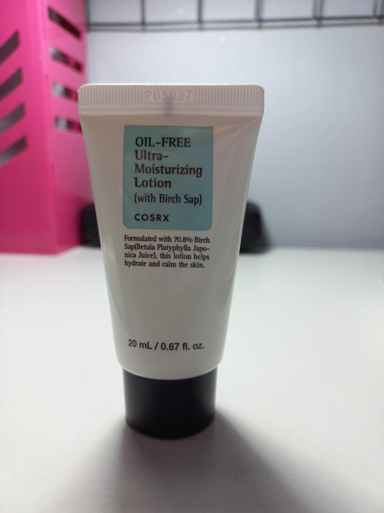 Cosrx Oil-Free Ultra Moisturizing Lotion 20ml - Yağsız Huş Ağacı Özlü Nemlendirici Losyon Deluxe - Customer Photo From Bahar Y.