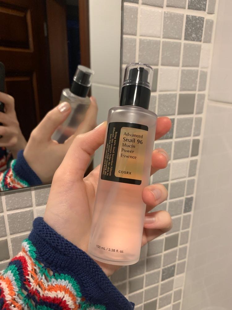 Cosrx Advanced Snail 96 Mucin Power Essence 100ml - Salyangoz Ekstreli Esans - Customer Photo From şeval b.