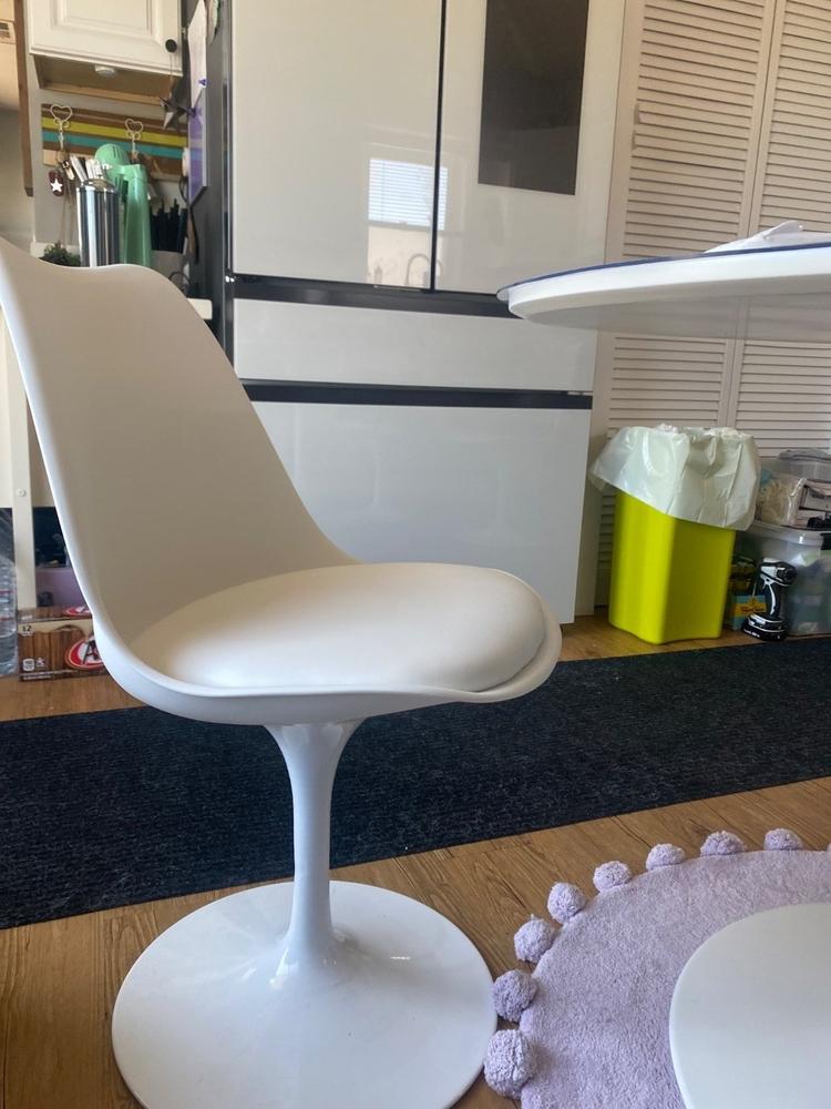 Tulip Dining Chair, White - Customer Photo From Anonymous