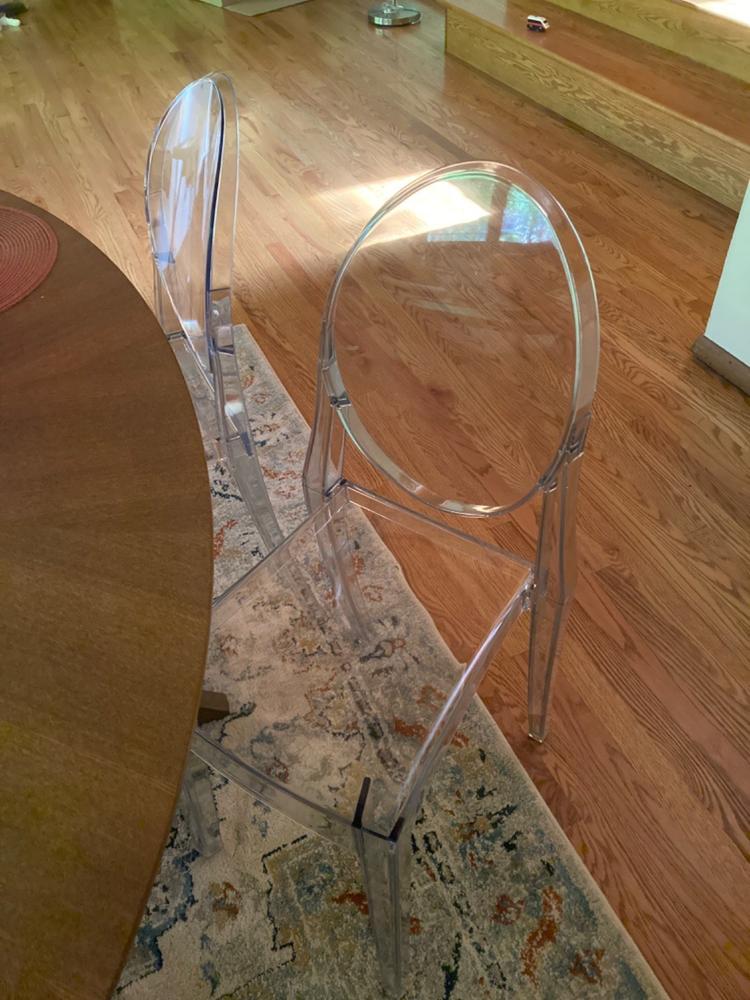 Ghost Dining Chair, Clear - Customer Photo From Anonymous